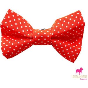 LanaBandana Dogwear | Bowtie | Orange Dots | One size