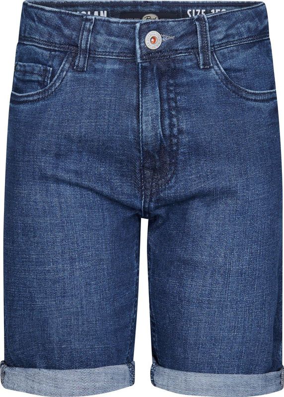 Petrol Industries - Jongens Bassano Denim Short Teal - Blauw - Maat 104