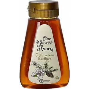 Griekse Honing Melissokomiki Dodecanese Squeeze Pine Honey 250g - De Beste Lokale Griekse Honing van Rhodos