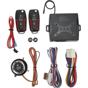 Centrale Vergrendeling op Afstand Autosleutelloze Kit 12V - Anti-diefstal One Button Start - Remote Lock Universeel voor Auto's .