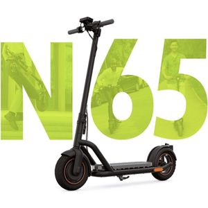 NAVEE N65 opvouwbare elektrische scooter, 10 inch opvouwbare elektrische scooter, 48 V 12,5 Ah batterij, opvouwbare elektrische scooter voor volwassenen, app-bediening, snel draagbaar stedelijk woon-werkverkeer