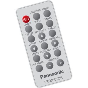 Afstandsbediening geschikt voor de PANASONIC PT-TW330 beamer, vervangt H458UB01G001
