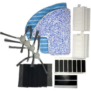 Compleet Accessoiresset CleanDays D2-Series Robotstofzuiger - Onderhoudsset - 19delig - Geschikt voor D2-001 en D2-007