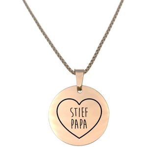 Ketting RVS - Rond - Rosegoud - Bonusmama