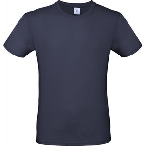 Classic E150 T-shirt B&C Collectie Donkerblauw Maat S