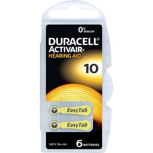 Duracell Hearing Aid DA10 1.4V niet-oplaadbare batterij