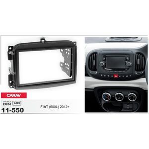 2-DIN FIAT (500L) 2012+  afdeklijst / installatiekit Audiovolt 11-550