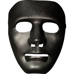 Street masker anoniem - zwart - black - 2 stuks