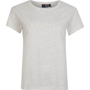 O'Neill T-Shirt Women Essential R-Neck Ss T-Shirt White Melee Xs - White Melee 60% Katoen, 40% Polyester Round Neck