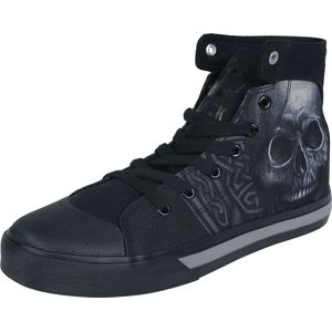 Black Premium by EMP Zwarte sportschoenen met doodshoofdprint op de zijkant Unisex - EU41