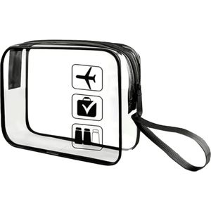 RV Reistas - Transparante Toilettas & Make-uptas - Doorzichtig/Transparant