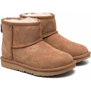 winterbotjes beige laarzen van wol | instappers voor jongens en meisjes | kinderbotten