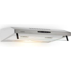 UW60SF afzuigkap edelstaal 60cm luchtafvoer onderbouw 190m³/u