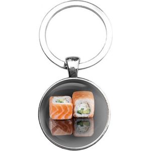 Sleutelhanger Glas - Sushi