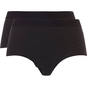 ten Cate high waist slip zwart melee 2 pack voor Dames - Maat M