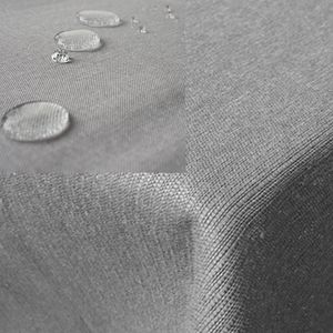 JEMIDI tafelkleed buiten 135 x 200 cm - Tafellaken afwasbaar - Tafelzeil buiten of binnen met linnenlook - Vuil- en waterafstotend - Lichtgroen