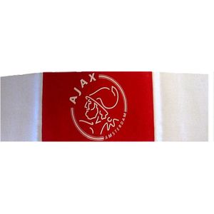 AJAX AANVOERDERSBAND SENIOR ROOD/WIT LOGO