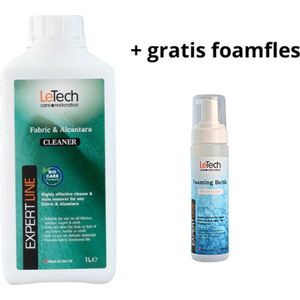 LeTech Stof & Alcantara Reiniger cleaner - meubel leer reiniger meubelreiniger 1000ml - autostoel reinigen - Biologisch afbreekbraak