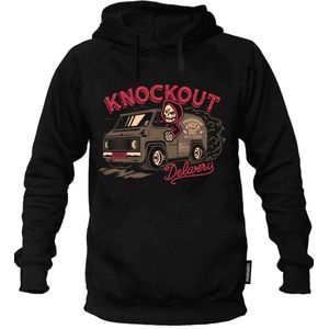 PRiDE oR DiE Hoodie Sweater KNOCKOUT DELIVERY Zwart - XXXL