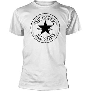 The Queers Heren Tshirt -XXL- All Stars Wit