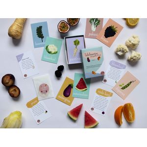 Tafelkaartjes met groente en fruit editie 2- educatief - opvoeding - kinderen