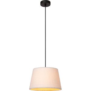 Lucide WOOLLY - Hanglamp - Ø 28 cm - 1xE27 - Beige