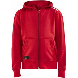 Craft Community FZ Hoodie Jr 1908907 - Bright Red - 134/140