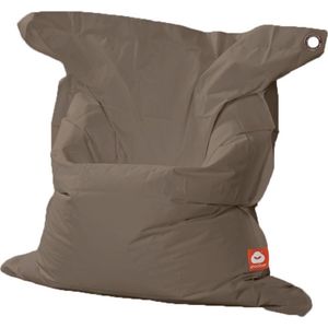 Whoober rechthoek zitzak St. Tropez XL outdoor taupe - Wasbaar - Voor binnen en buiten