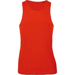 Tank Top Heren 3XL B&C Mouwloos Fire Red 100% Katoen