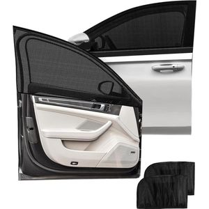 Zonwering auto baby uv-bescherming zonneklep autonet auto-insectenwerend zijruiten meshmateriaal passagiers kinderen huisdieren - Universeel .