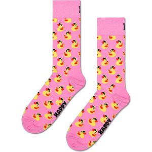 Happy Socks sokken rubber duck roze - 36-40