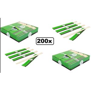 200x Chopstick set Bamboe 23cm