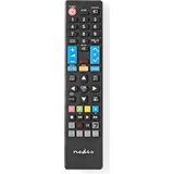 Vervangende Afstandsbediening | Geschikt voor: Samsung | Vast | 1 Apparaat | Netflix Knop / Smart Hub Knop | Infrarood | Zwart