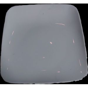 Intermezzo bord vierkant 24*24 cm met aan 1 kant één hogere rand