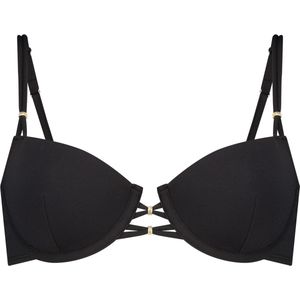 Hunkemöller Dames Badmode Bikinitop Holbox - Zwart - maat E80