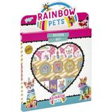 Totum Stickerset Rainbow Pets met speelachtergrond - Junior Papier 3 vellen - dieren