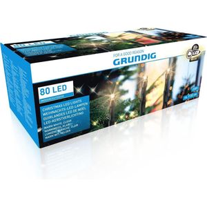 Grundig Kerstverlichting - 80 LED Lampjes voor Binnen en Buiten - 1132 cm - IP44 - Warm Wit