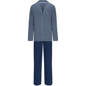 Doorknoop herenpyjama Pastunette Phill - Blauw - Maat - XXXL