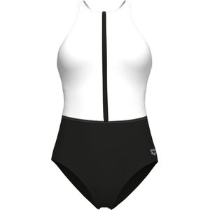 Arena Badpak Silvia Cross Back C Cup Zwart-Wit-Zwart