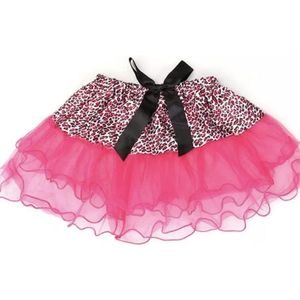 Prinsessen rokje - Prinsessen Rokje Tule - Roze en Panterprint - Carnavalsrokje Roze - Ballet Rokje - Ballet Tutu - Feest Rokje - Verjaardagsrokje Roze -  Roze Rokje Tule - Ballerina Rokje - Geschikt Voor Kinderen van 2/3 jaar - Peuter Tule Rokje