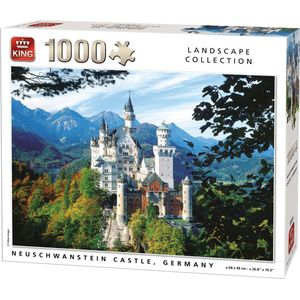 King Puzzel Landscape Collection Slot Neuschwanstein (1000 Stukjes)