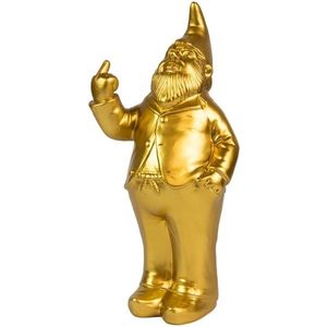 Fisura - Spaarpot Ondeugende Dwerg - Fuck You Gnome - goud