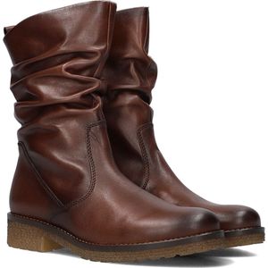 Gabor 703.1 Enkellaarsjes - Enkelboots met rits - Dames - Bruin - Maat 40