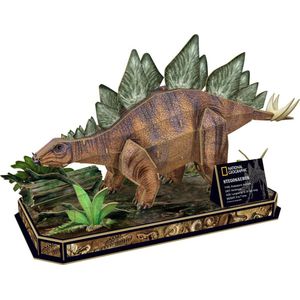 National Geographic Houten 3D Puzzel Stegosaurus (62 Stukjes)