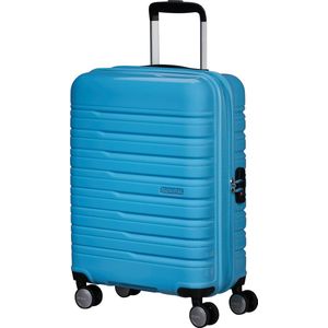 American Tourister Reiskoffer - Flashline Pop Spinner (4wielen) 55/20 handbagage Uitbreidbaar - Cloudy Blue - 2.7 kg