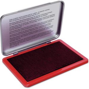 Trodat 9072M - Stempelkussen - Rood - Metaal - 11x7cm