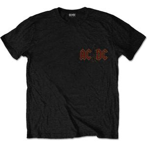 AC/DC - Hard As Rock Heren T-shirt - S - Zwart