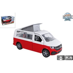 Kids Globe VW Transporter Camper Die-Cast Pull Back, 13,5cm