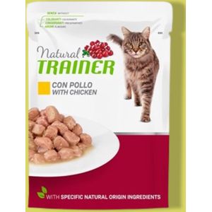 Natural Trainer - Kat Adult Chicken Pouch 12 x 85 gram