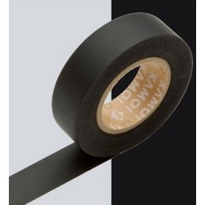 Washi Tape Zwart - 10 meter x 1.5 cm. Masking Tape - Rol Zwart Plakband - Black Tape